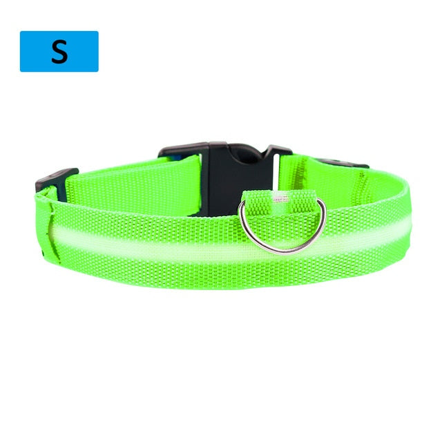 Adjustable Small Pet Luminous Safety LED Collar
