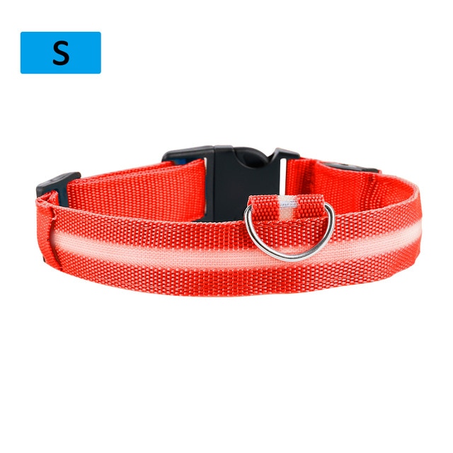 Adjustable Small Pet Luminous Safety LED Collar