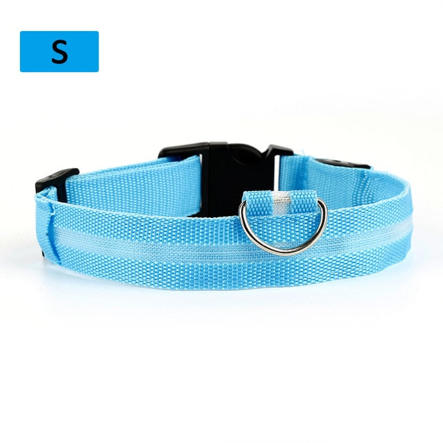 Adjustable Small Pet Luminous Safety LED Collar