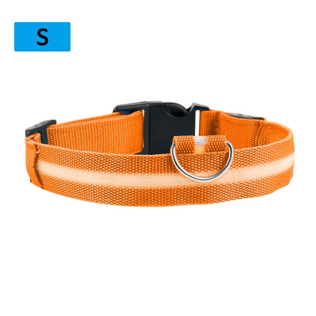 Adjustable Small Pet Luminous Safety LED Collar