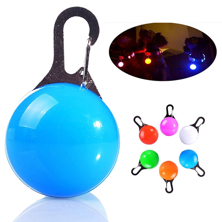 Puppy LED Night Safety Pedant Pet Buckle Tie Collar