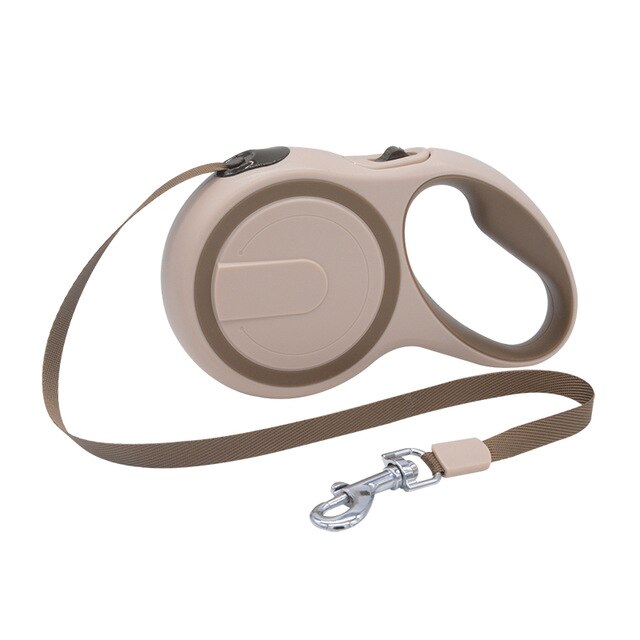 Double Nylon Dog Retracatable Leash Lead