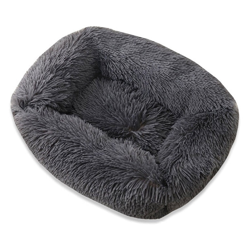 Anti Slip Botton Warm Winter Long Plush Dog Bed
