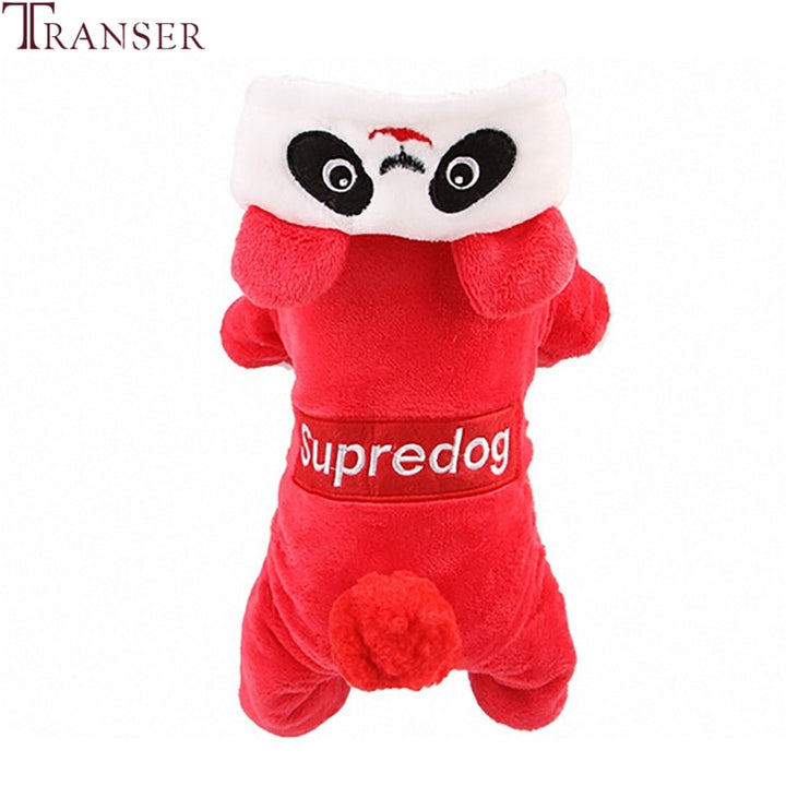 Newly Design SUPREDOG Red Pet Jumpsuits