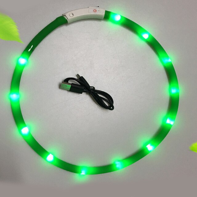 USB Rechargeable Flashing Night Dog Collars