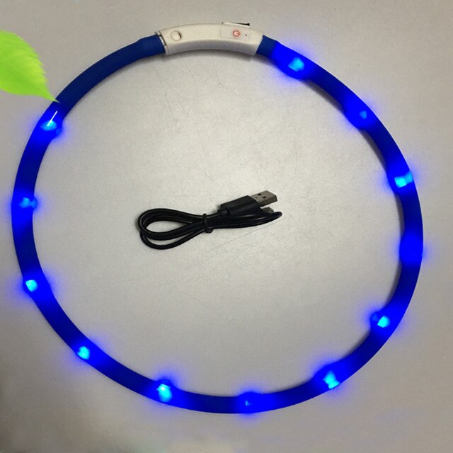 USB Rechargeable Flashing Night Dog Collars