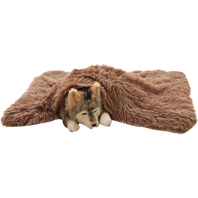 Soft Flannel Thickened Soft Fleece Dog Blanket