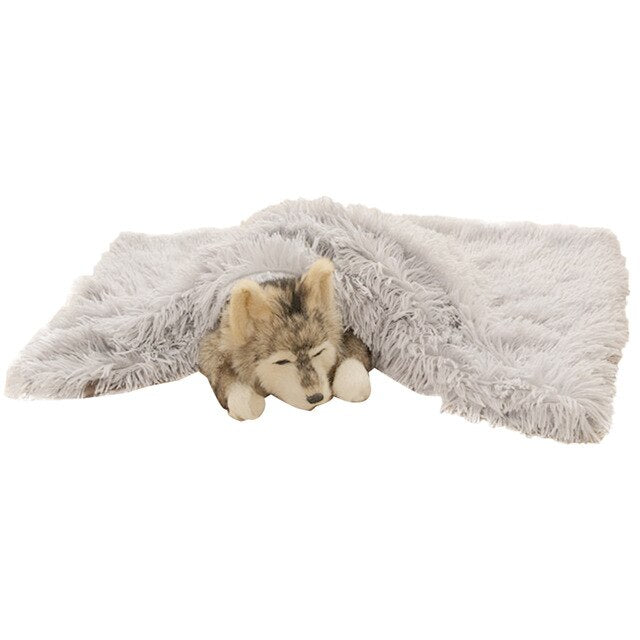 Soft Flannel Thickened Soft Fleece Dog Blanket