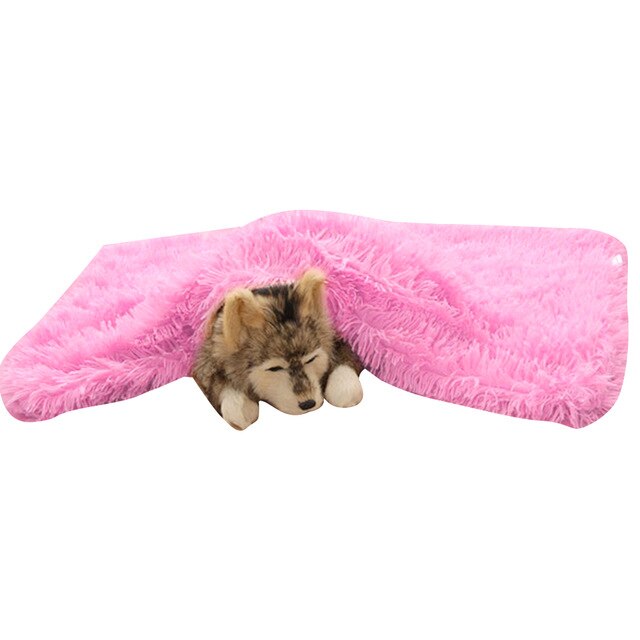 Soft Flannel Thickened Soft Fleece Dog Blanket