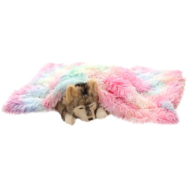 Soft Flannel Thickened Soft Fleece Dog Blanket