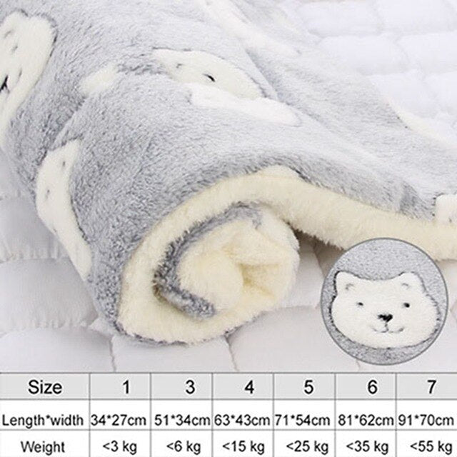 Soft Warm Sleeping Blanket For Dog