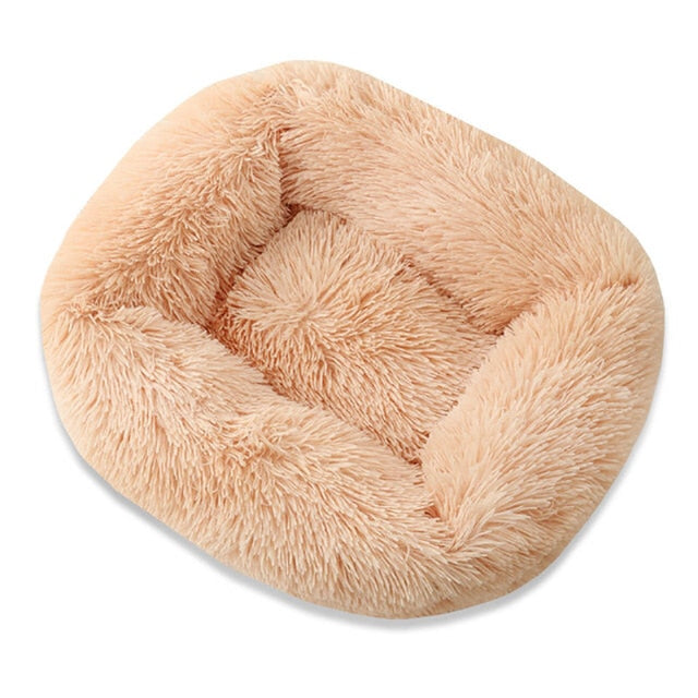 Anti Slip Botton Warm Winter Long Plush Dog Bed