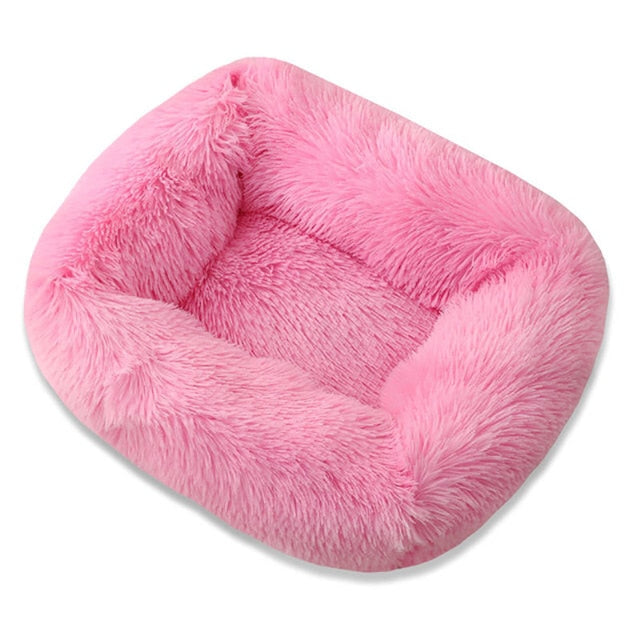 Anti Slip Botton Warm Winter Long Plush Dog Bed