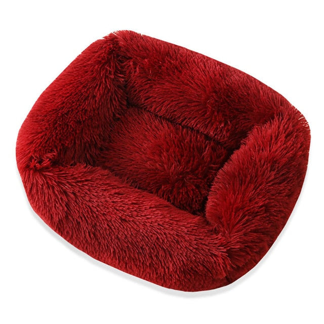 Anti Slip Botton Warm Winter Long Plush Dog Bed