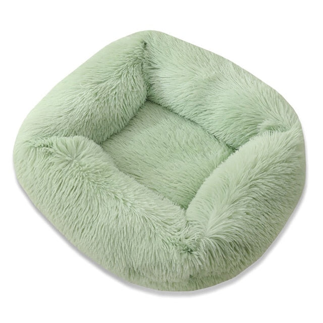 Anti Slip Botton Warm Winter Long Plush Dog Bed