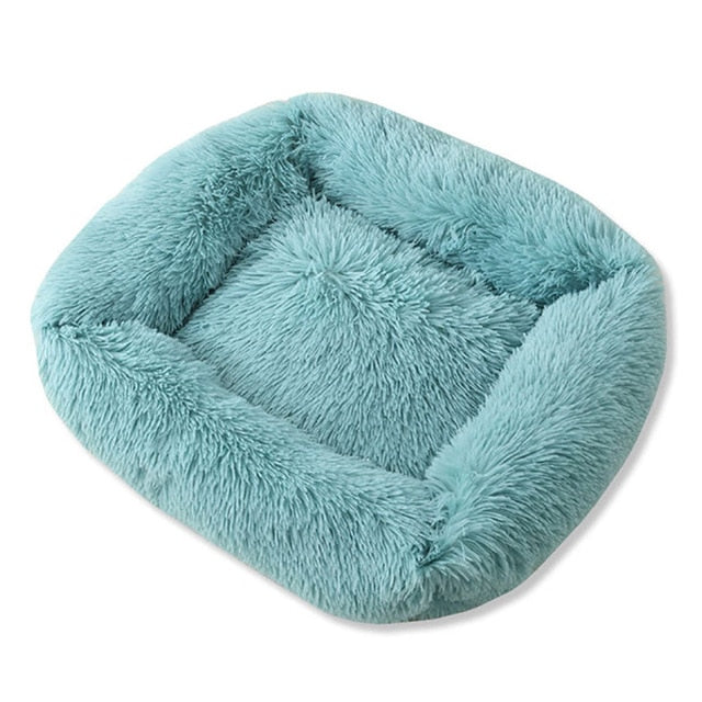 Anti Slip Botton Warm Winter Long Plush Dog Bed
